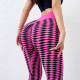 Sports Women Plaid Leggings Pants Yoga Gym Fitness Tight Breathable Elastic Wear