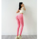 Sports Women Plaid Leggings Pants Yoga Gym Fitness Tight Breathable Elastic Wear