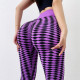Sports Women Plaid Leggings Pants Yoga Gym Fitness Tight Breathable Elastic Wear