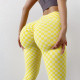 Sports Women Plaid Leggings Pants Yoga Gym Fitness Tight Breathable Elastic Wear