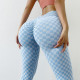 Sports Women Plaid Leggings Pants Yoga Gym Fitness Tight Breathable Elastic Wear