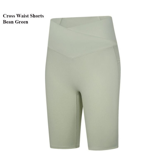 Yoga Pants Women Sportswear With Side Pocket No Front Seam Leggings Sports Wears