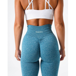 Women Seamless Yoga Pants Sports High Waist Athletic Workout Solid Full Leggings