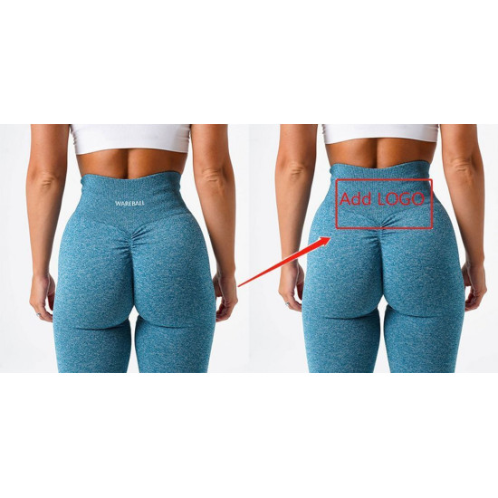 Women Seamless Yoga Pants Sports High Waist Athletic Workout Solid Full Leggings