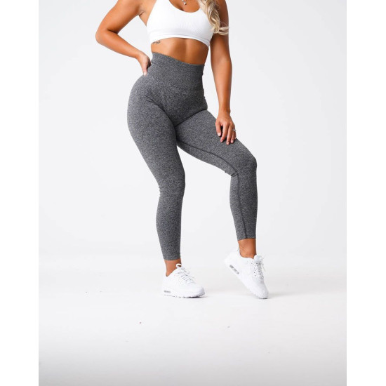 Women Seamless Yoga Pants Sports High Waist Athletic Workout Solid Full Leggings