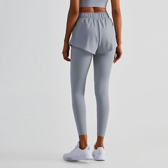 Yoga Pants Women Sports Jogging Leggings Two Piece Pocket High Waist Hip Lifting