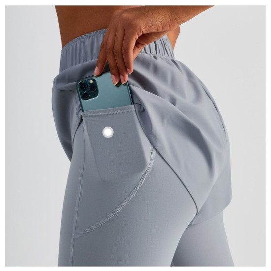 Yoga Pants Women Sports Jogging Leggings Two Piece Pocket High Waist Hip Lifting