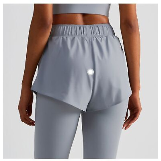 Yoga Pants Women Sports Jogging Leggings Two Piece Pocket High Waist Hip Lifting