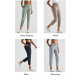 Sports Joggers Women Sweatpants Calf Length Yoga High Waist Fitness With Pockets