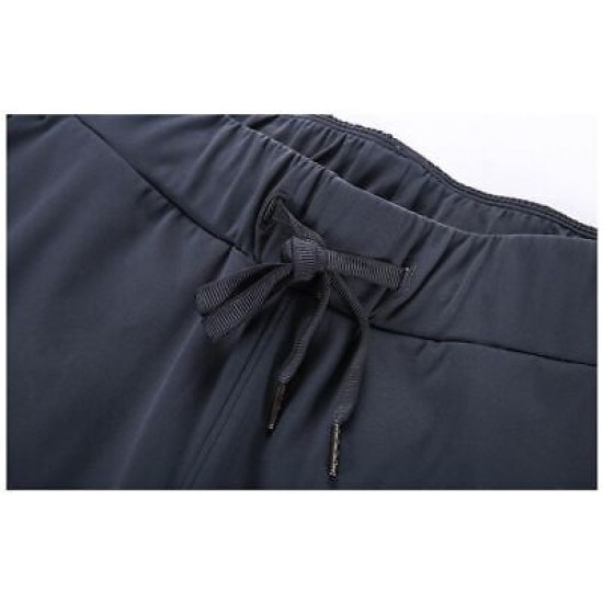 Women Joggers Yoga Sweatpants With Side Pockets Drawstring High Waist Sportswear