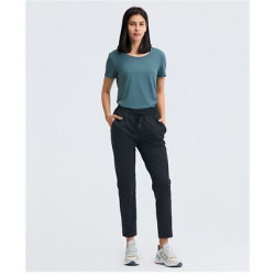 Women Joggers Yoga Sweatpants With Side Pockets Drawstring High Waist Sportswear