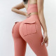 Fitness Leggings Women Pants Yoga High Waist Elastic Sportswear With Pocket Wear