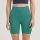 Nylon Women Yoga Shorts Leggings High Waist Elastic Solid Gym Cycling Short Wear