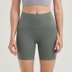 Nylon Women Yoga Shorts Leggings High Waist Elastic Solid Gym Cycling Short Wear