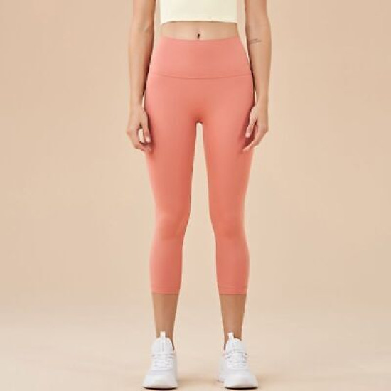 Yoga Women Pants Leggings Sportswear Solid High Waist Elastic Sports Trouser New