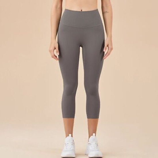Yoga Women Pants Leggings Sportswear Solid High Waist Elastic Sports Trouser New