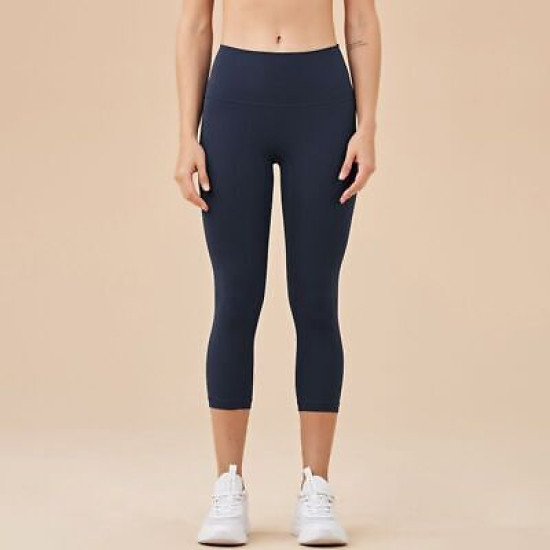 Yoga Women Pants Leggings Sportswear Solid High Waist Elastic Sports Trouser New