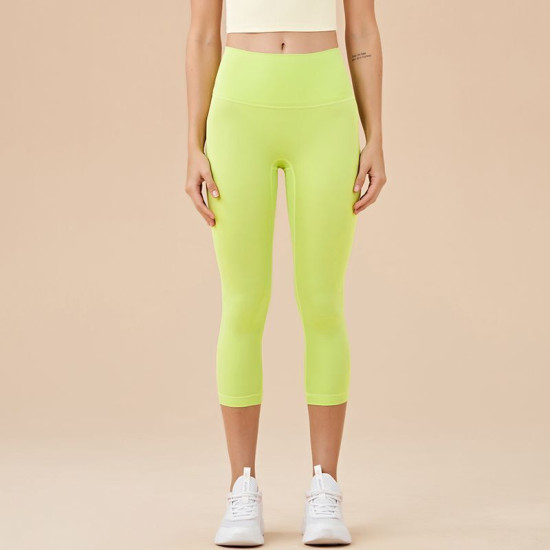 Yoga Women Pants Leggings Sportswear Solid High Waist Elastic Sports Trouser New