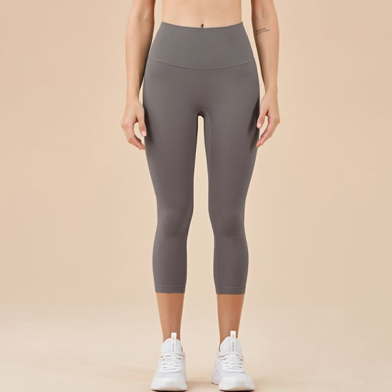 Yoga Women Pants Leggings Sportswear Solid High Waist Elastic Sports Trouser New