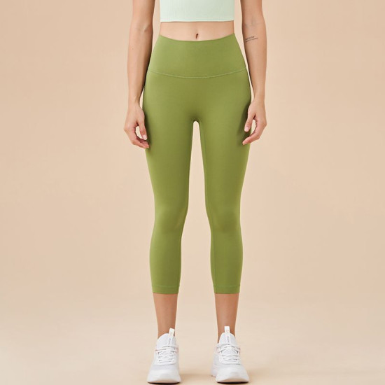 Yoga Women Pants Leggings Sportswear Solid High Waist Elastic Sports Trouser New