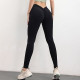 Leggings Women Yoga Pants Gym Sports High Waist Elastic V Shaped Hip Solid Wears
