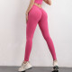 Leggings Women Yoga Pants Gym Sports High Waist Elastic V Shaped Hip Solid Wears