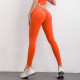 Leggings Women Yoga Pants Gym Sports High Waist Elastic V Shaped Hip Solid Wears