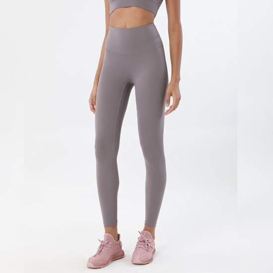 Women Yoga Sport Pants Fitness Gym High Waists Elastic Breathable Nylon Leggings