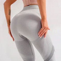 Women Seamless Yoga Pants Gym Leggings Workout Running Activewear Elastic Waists