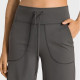 Drawstring Women Yoga Pants High Waist Wide Leg Full Length With Pockets Clothes
