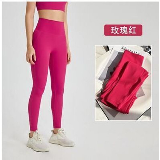Yoga Sports Women Pants Leggings Fitness Workout High Waist Ankle Length Trouser