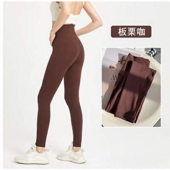Yoga Sports Women Pants Leggings Fitness Workout High Waist Ankle Length Trouser