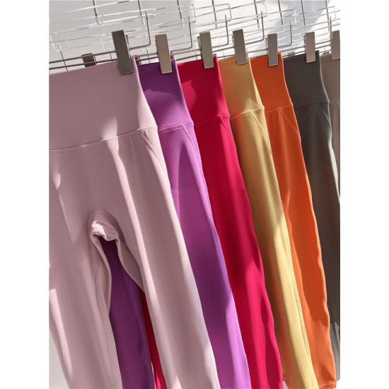 Yoga Sports Women Pants Leggings Fitness Workout High Waist Ankle Length Trouser