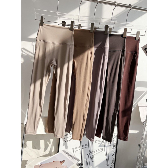 Yoga Sports Women Pants Leggings Fitness Workout High Waist Ankle Length Trouser