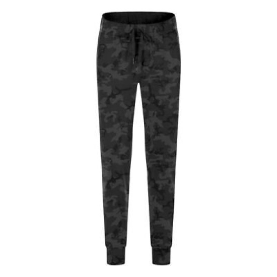 Women Sports Camo Jogger Drawstring Waist Workout Tapered Sweatpants With Pocket