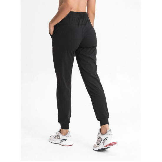 Women Sports Camo Jogger Drawstring Waist Workout Tapered Sweatpants With Pocket