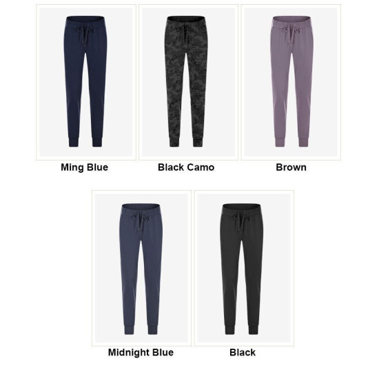 Women Sports Camo Jogger Drawstring Waist Workout Tapered Sweatpants With Pocket