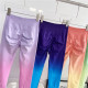 Seamless Sports Yoga Pants Women Leggings Hip Lifting High Waist Fade Color Wear
