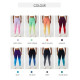 Seamless Sports Yoga Pants Women Leggings Hip Lifting High Waist Fade Color Wear