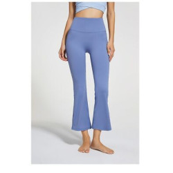 Women Fitness Yoga Pants Flare Leg Dance Sports Trousers High Waisted Activewear