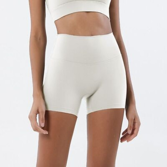 Gym Women Yoga Shorts Fitness Cycling Elastic Breathable High Waist Sports Pants