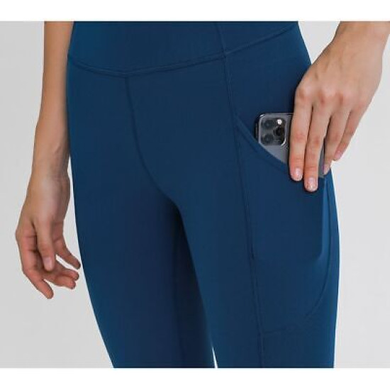 Sports Women Workout Leggings Yoga Pants With Pocket Slim Fitness Sportswear New