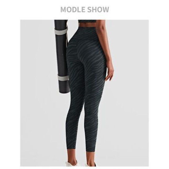 Women Sports Yoga Pants Leggings Gym Workout Tie Dyed Full Length High Waist New