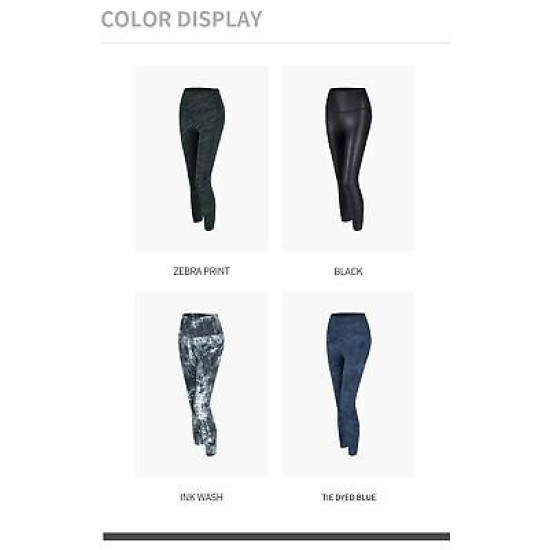 Women Sports Yoga Pants Leggings Gym Workout Tie Dyed Full Length High Waist New