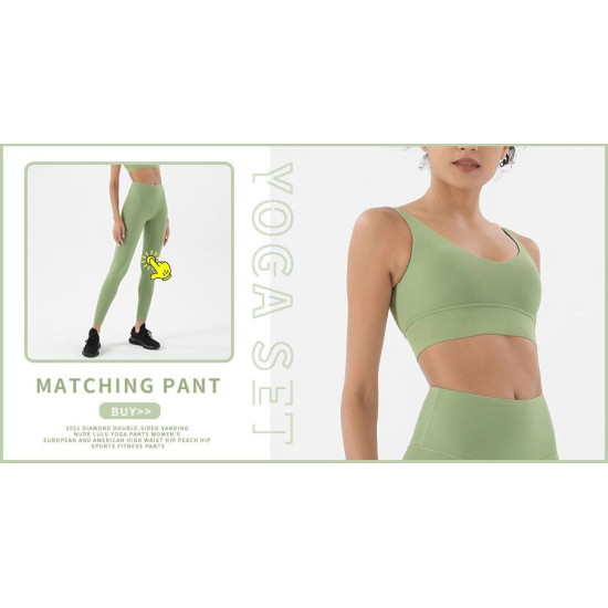 Sports Bra Women Top Tight Fitness Yoga Underwear Chest Pad Removable Sportswear