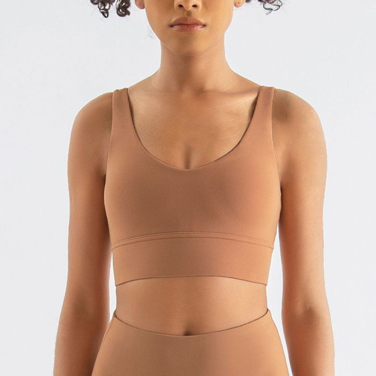 Sports Bra Women Top Tight Fitness Yoga Underwear Chest Pad Removable Sportswear