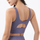 Women Sports Yoga Bra Fitness Athletic Sportswear Nylon Elastic Solid Activewear