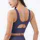 Women Sports Yoga Bra Fitness Athletic Sportswear Nylon Elastic Solid Activewear