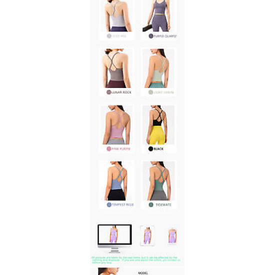 Women Yoga Sports Bra Solid Vest Gym Workout Running Athletic Cross Back Clothes