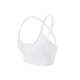 Sports Bra Women Cross Crop Top Solid Yoga Padded Running Gym Workout Activewear